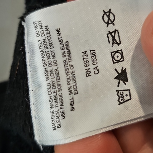 Columbia Black XS Zip Up Hooded Jacket - Picture 7 of 7